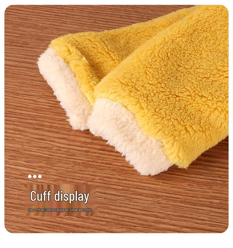 Kids' Flannel Pajama Set - Thick Coral Fleece, Long-Sleeved, One-Piece Sleepwear for Boys & Girls, Perfect for Autumn/Winter.