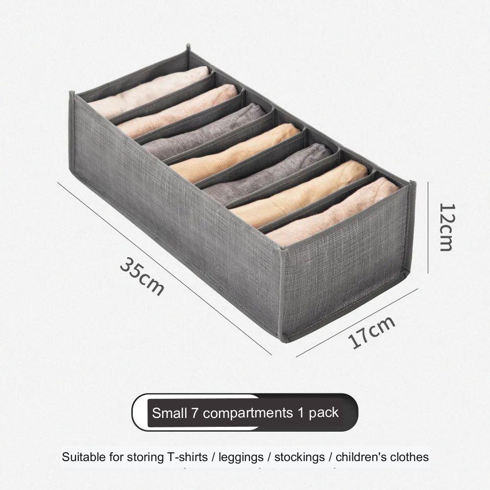Pantaloni Depozitare haine Cutie din țesătură nețesă Blugi Jambiere Geanta de finisare compartimentată Coș despărțitor de îmbrăcăminte Dulapul de acasă Despărțitor Geantă Geanta de depozitare