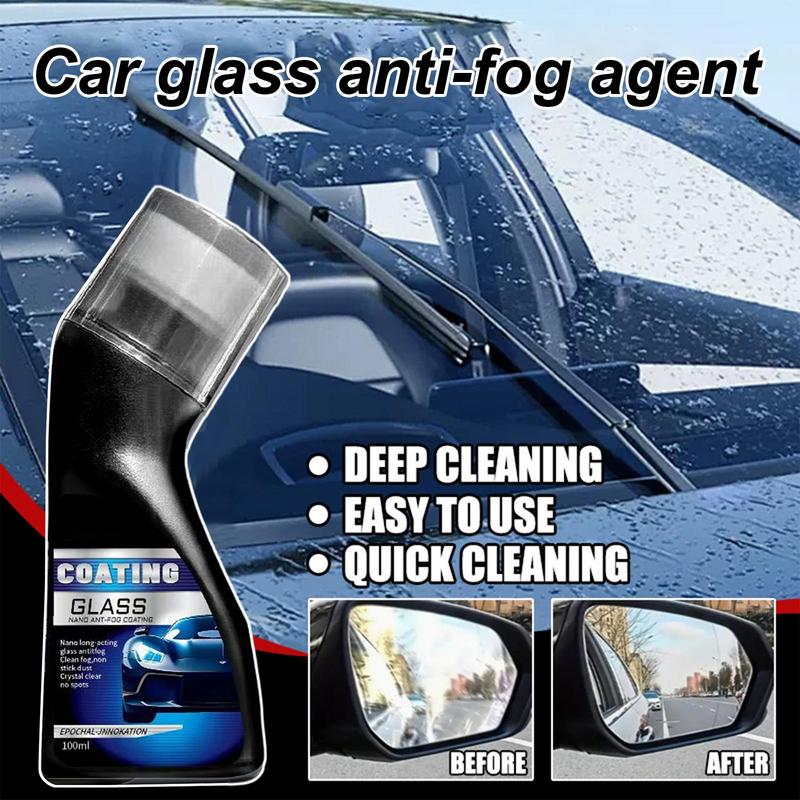 Antifog Car Windshield 100ml Auto Glass Anti-Fogging Agent Auto Glass Anti-Fogging Agent Lasting Protection For Bathroom Glass