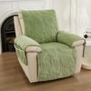 Soft Plush Recliner Sofa Covers for Living Room Leaves Printed Pet Kids Mat Non-Slip Couch Armchair Slipcovers Protector
