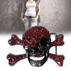 Gothic Halloween Rhinestone Skull Belt Buckle Delicate Belt Buckle DIY Waistband Accessories Cowboy Rock Style Buckle