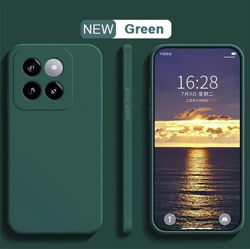 Original Liquid Silicone Camera Protector Case For Xiaomi 14T Case Xiaomi 14T Pro Cover Funda Soft Back Cover For Xiaomi 14T