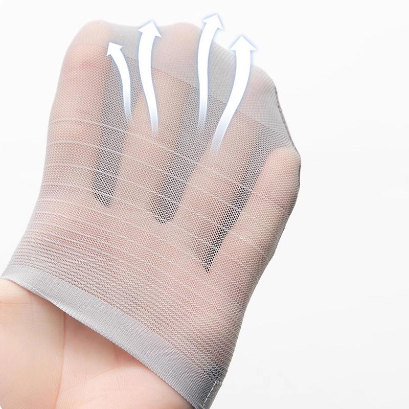 Ponožky No Show pro muže a ženy Neviditelné Ponožky z Ledového Hedvábí Prodyšné Tenké Nízké Ponožky Protiskluzové Ponožky ke Balerínám Lodním Botám Teniskám