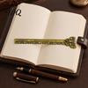Classical Charm Bookmark Butterfly Ginkgo Ruler 2 in 1 Metal Measuring Page
