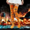 Over Knee Thigh Socks Halloween Thigh High Stockings Novelty Hosiery Printed Long Stockings for Womens Girls Gifts