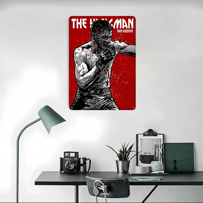 Dan Hooker Poster Customized Wall Art Vintage Metal Signs Retro Tin Plaque for Man Cave Bathroom Decor Room Decoration Cozy Home