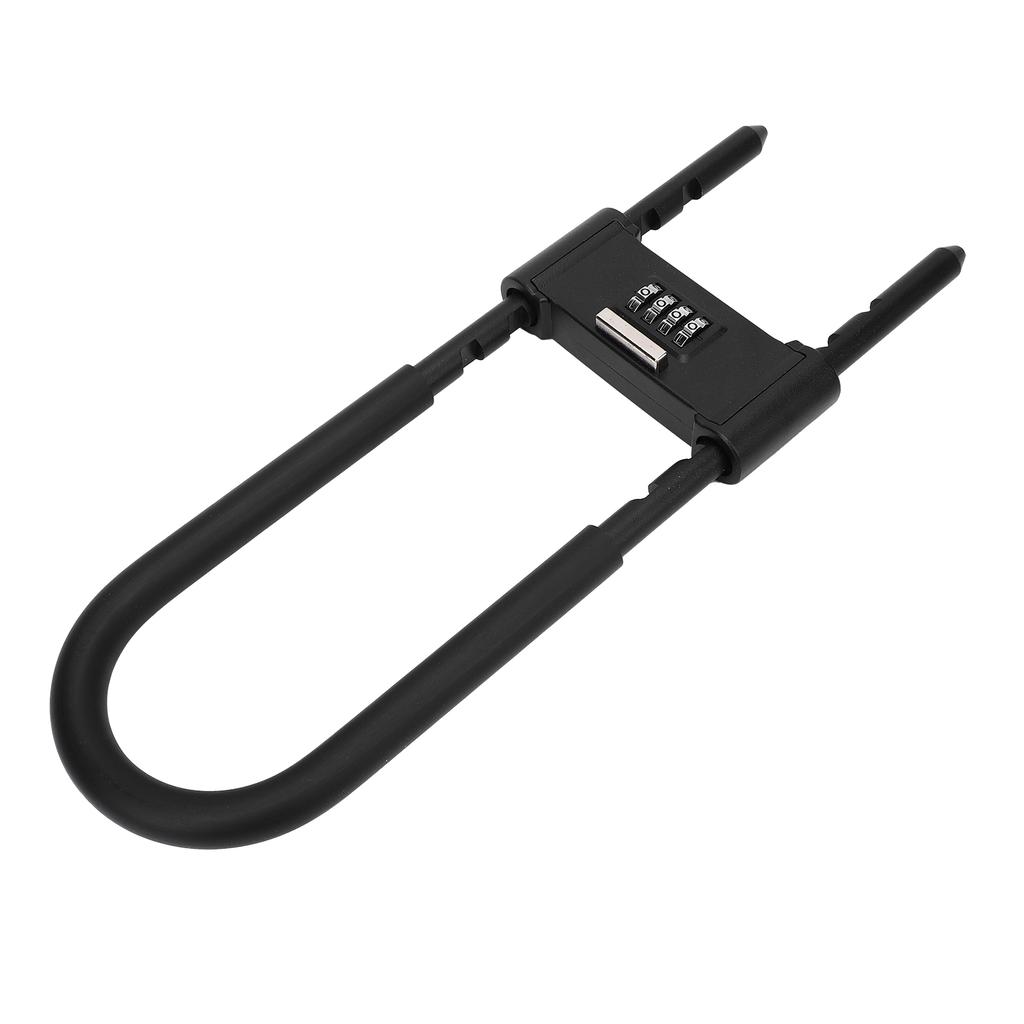 4 Digit Combination Padlock Heavy Duty 160 280mm Adjustable U Shape Security Code Lock for Bikes Gate Shed Fence