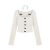 Lace Tied Up Long Sleeved T Shirts Slim Fit Fake 2 Pieces Crop Tops  Travel