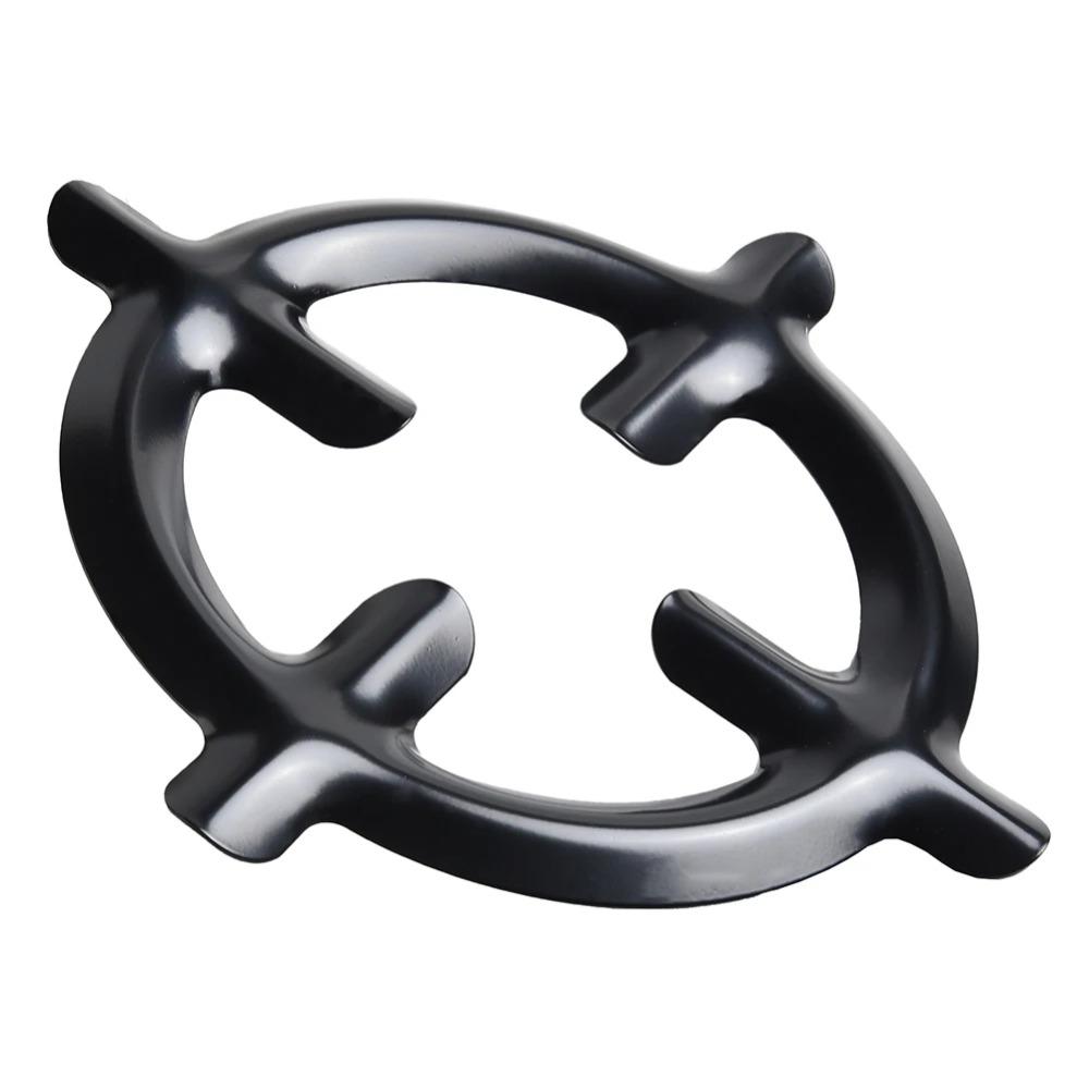 Black Moka Pot Shelf Stable Trivet Grates Portable Gas Stove Ring  outdoor