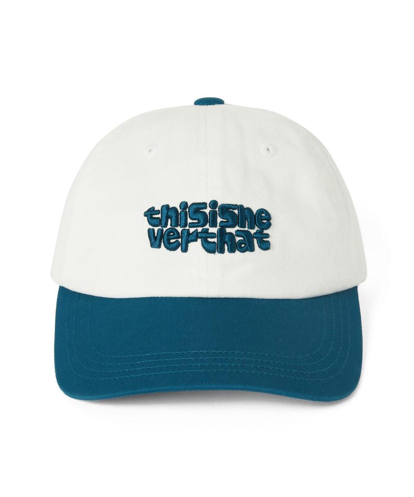 THISISNEVERTHAT Bold Logo Cap White/Blue