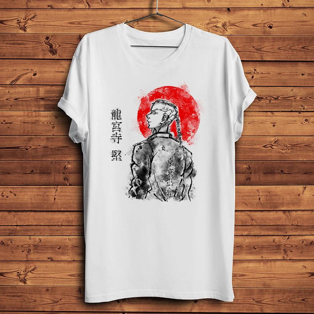 Ink Style Tokyo Revenger Draken Unisexjiro Sano Chifuyu Funny Anime TShirtCasual Short Sleeve T ShirtStreetwear Unisex Unisexga Tee