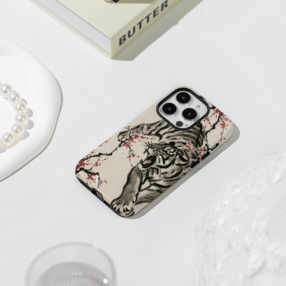 Tiger japan art painting fashion pattern Phone Case Film shell For iPhone 17 16e 16 15 14 13 12 11 Pro Max Plus XS