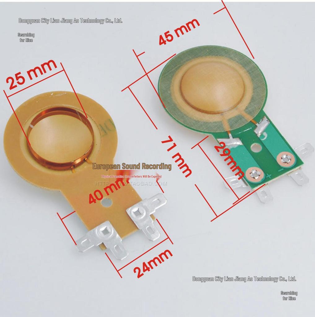 25.4mm Polyester Film Tweeter Diaphragm with Bracket and Voice Coil