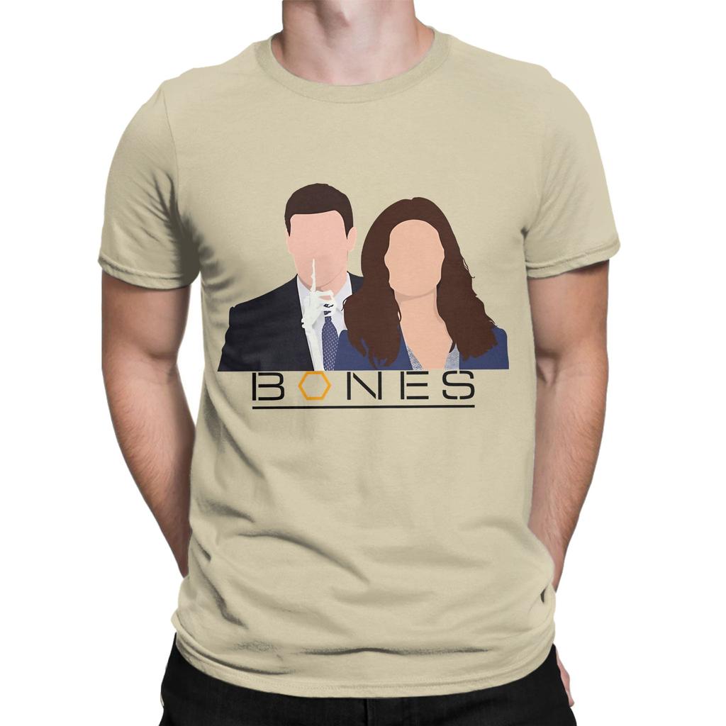 Temperance and Seeley Bones TV Graphic Funny 100 Cotton TShirt Temperance and Seeley Bones Tees Tops For Unisex