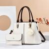 Two-piece Set Womens  Handbag and Wallet Large Capacity One-shoulder Messenger Bag for Fashion Casual Leather Women's Bag