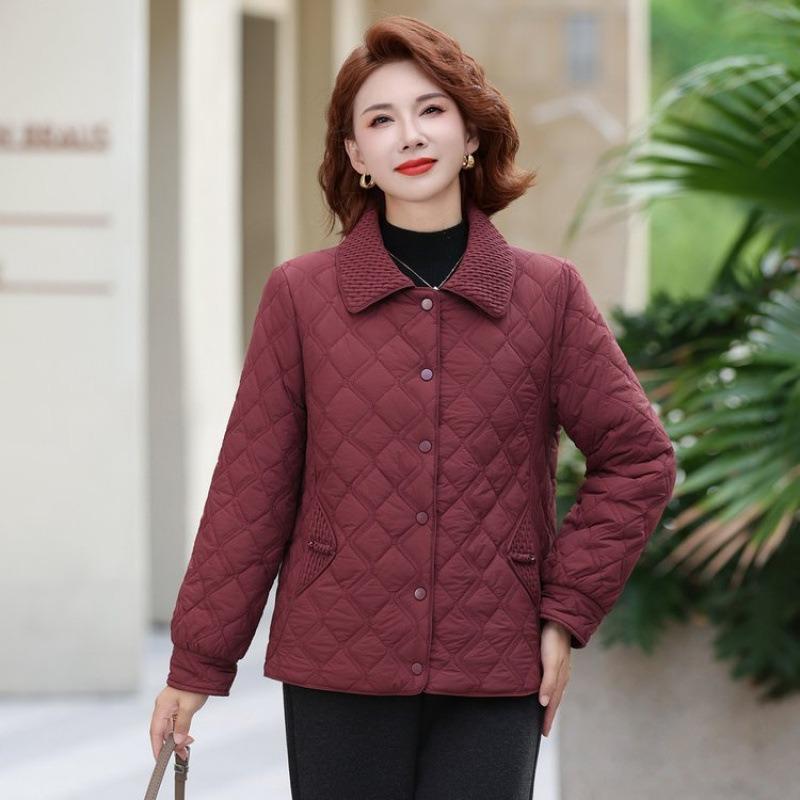 Autumn and winter small padded clothes lapel short new padded jacket small padded women