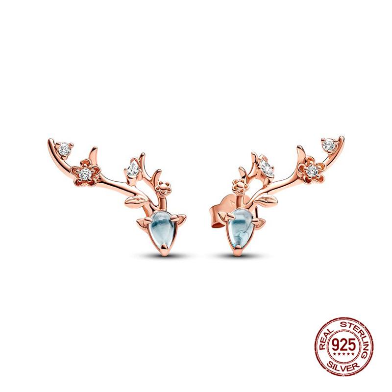Copper Exquisite Sun & Moon Earrings Women Jewelry Luxury Gifts Original Design Lnfinity Heart Stud Earrings Fashion Jewelry