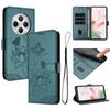 Étui Portefeuille en Cuir à Fleurs en Relief 3D avec Support Livre Pour iPhone 17 16 15 Pro Max Samsung S25 Xiaomi Redmi Note 14 Honor Oppo Fentes pour Cartes Rabat