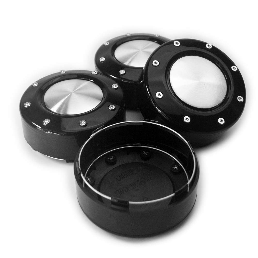 

4 Pieces 102mm Outer Diameter 95mm Inner Diameter Silver ABS Car Wheel Center Hub Caps #81232090F
