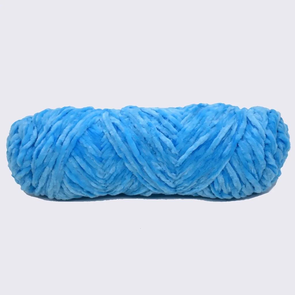 1pc 100g Chenille Yarn Soft Thick Velvet Yarn Handmade DIY Crafts Dolls Crochet Yarn Line for Knitting Scarf Hat Sweater