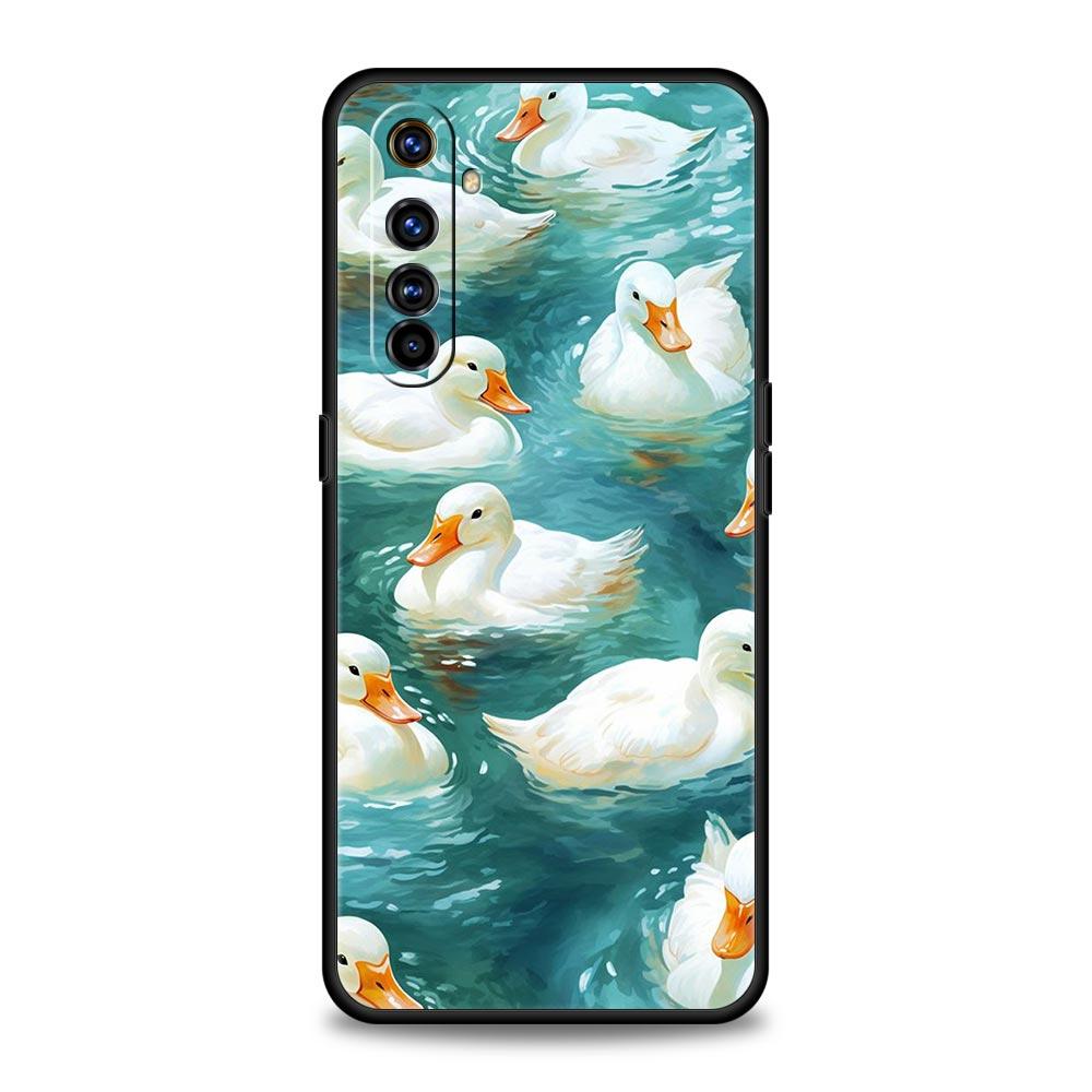 

Для Realme GT Neo 2 3 3T 5 Чехол Для Realme 12 11 5G 10 9 8 5G 7 6 GT5 GT3 GT2 Pro Plus C21 C11 C25 Обложка Мультяшная Утка Гусь Игра GT Neo2 (3T)