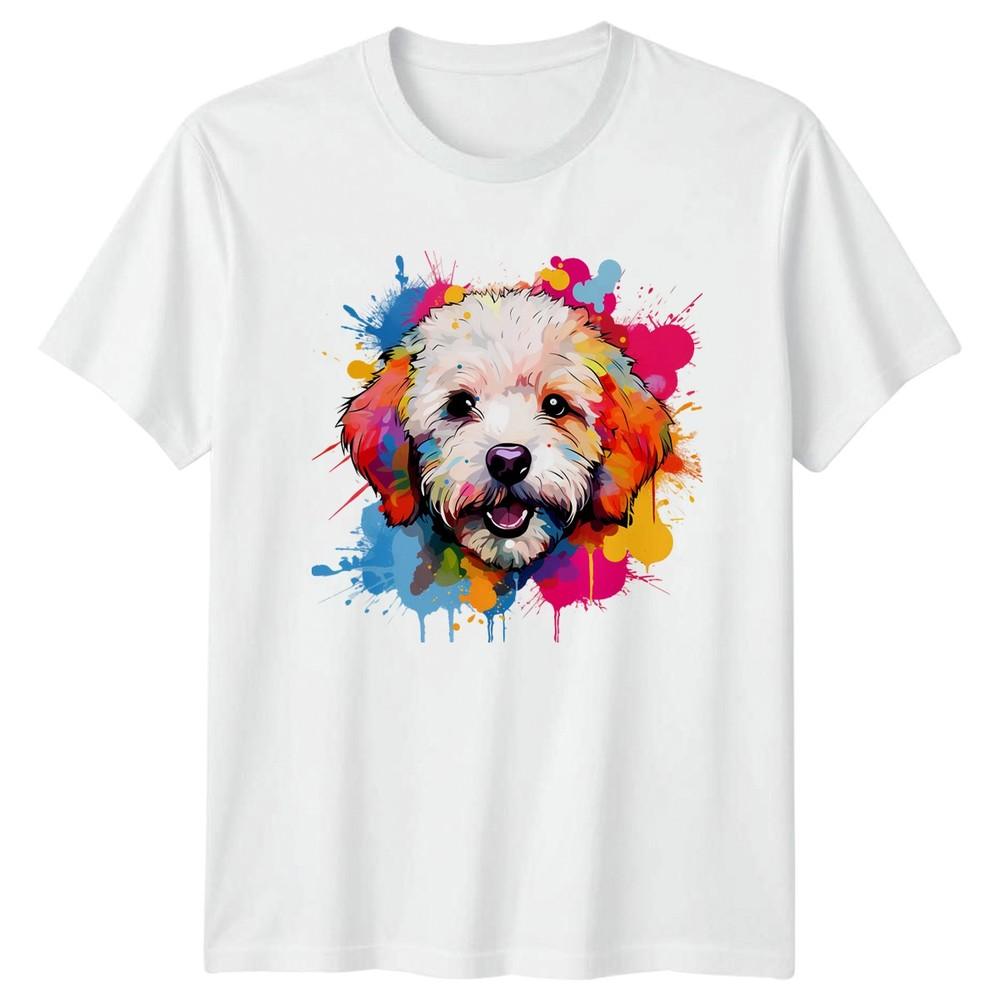 Colorful Dog Face TShirt Pet Portrait Dog Lover Gift For Him And Her S