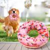 Bow Wow Pet Pizza Dog Toy Squeaky Plush One Piece Pet Teeth Teasing Toy Colorful Playset to Keep Your Furry Friend Busy