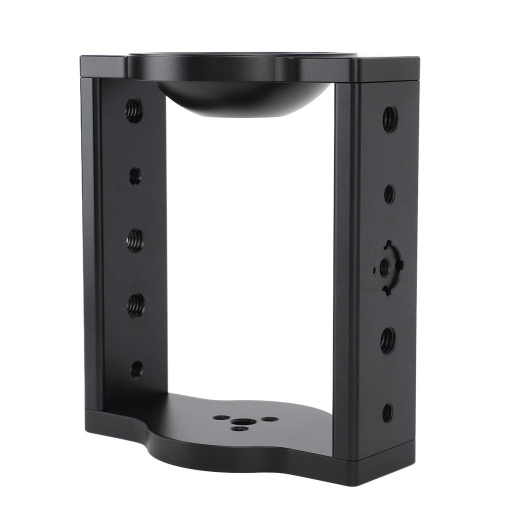 75mm Tripod Head Bowl Riser Aluminium Half Ball Flat To Bowl Adapter Converter Riser for Video Camera Tripod DSLR Rail