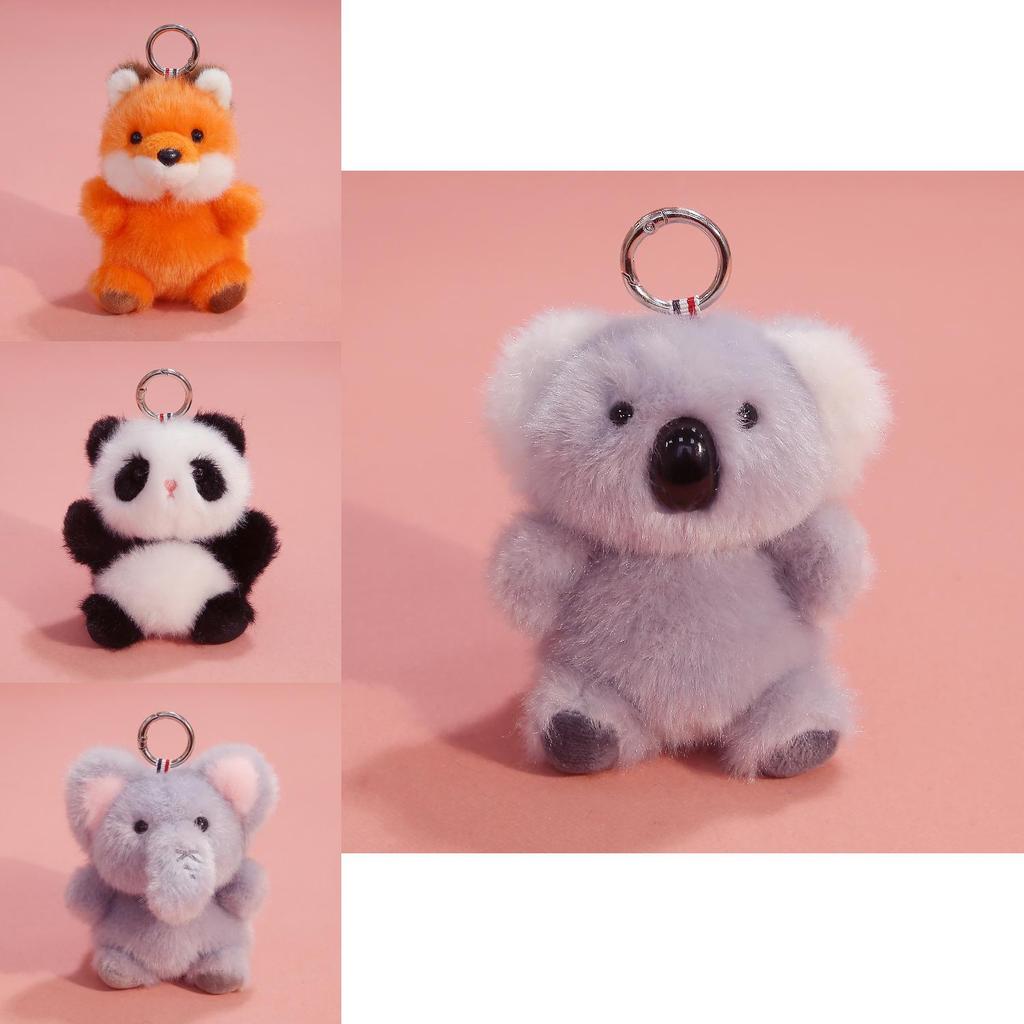 Animal Plush Keyring With Pp Cotton Filling For Gift Giving And Collection
