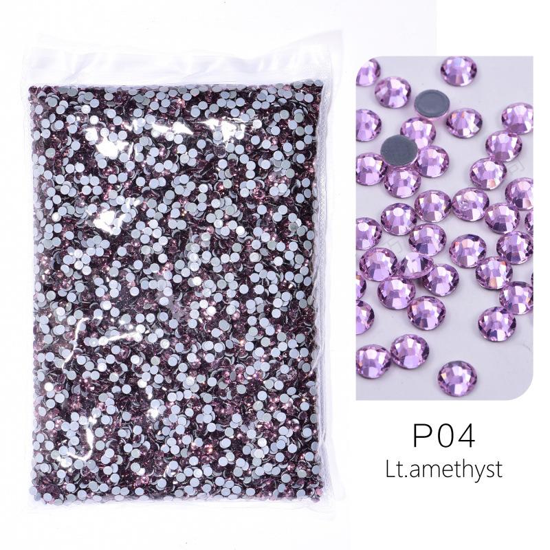 Large Packaging Uniform Glass Imitation Austrian Hot Diamond, Hot Melt Adhesive Bottom Diy Clothing Shoes And Hats Jewelry Rhinestone