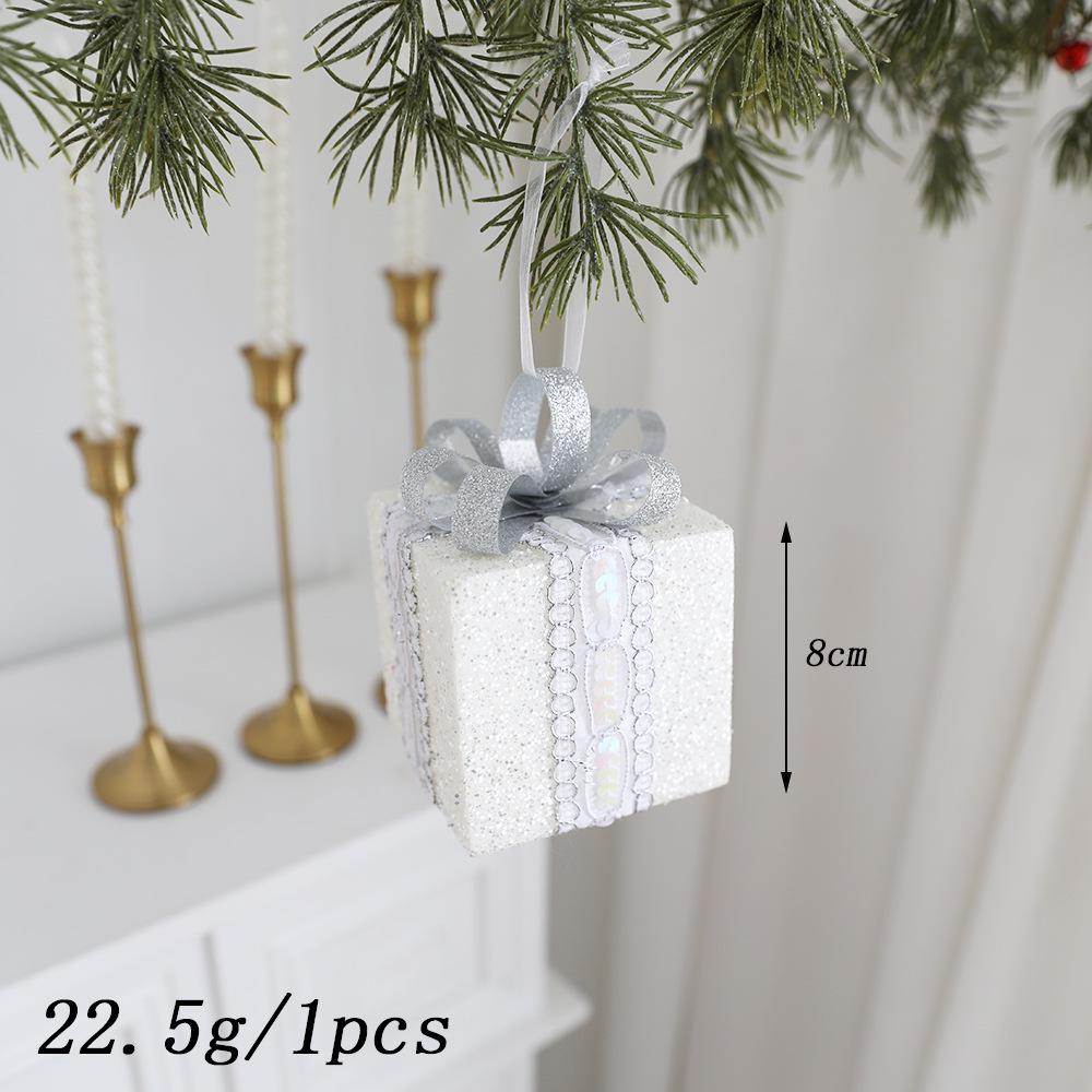 DIY Painted Foam Christmas Ornament: Snowflake & Irregular Pompon Balls