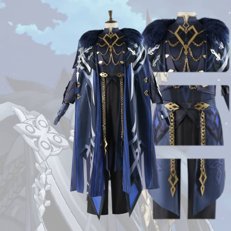 The Genshin Cosplay Captain Capitano Costume Halloween Carnival Suit Costume