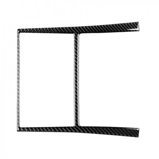 ABS Black Interior GPS Navigation Frame Trim Cover Fit For Nissan 350Z 2003-2009