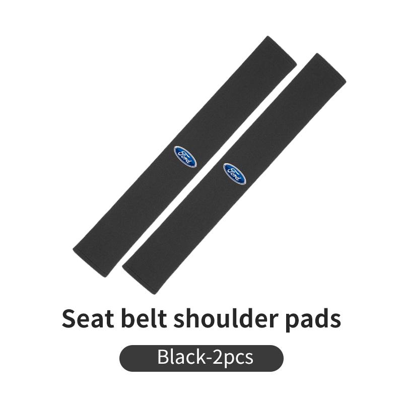 JQOZ8 Extended Suede Car Seat Belt Shoulder Pad Pressure Relief Cushion For Ford Escort KA Flex Everest KA Expedition Falcon Fusion