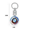 3D Metal/Leather Car Logo Key Chain Keyring Auto Interiors Accessories For BMW M E46 E90 E60 F30 F10 X1 X2 X3 X5 X4 X6 X7 G30