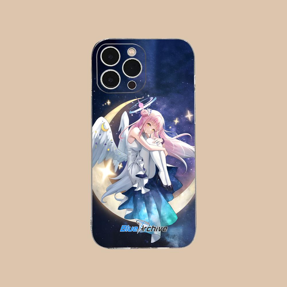 Blue Archive Misono Mika Clear TPU Mobile Case for iPhone 17 16 15 14 13 12 11 X XR XS Air Pro Max Plus Mini Colorful Cover