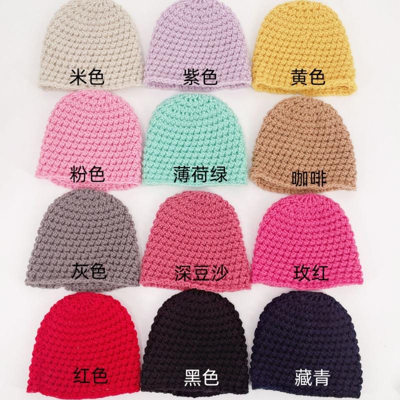 

Новая детская вязаная теплая шапка для малышей на осень и зиму, зимняя утолщенная, детская шерстяная шапка для мальчиков и девочек
