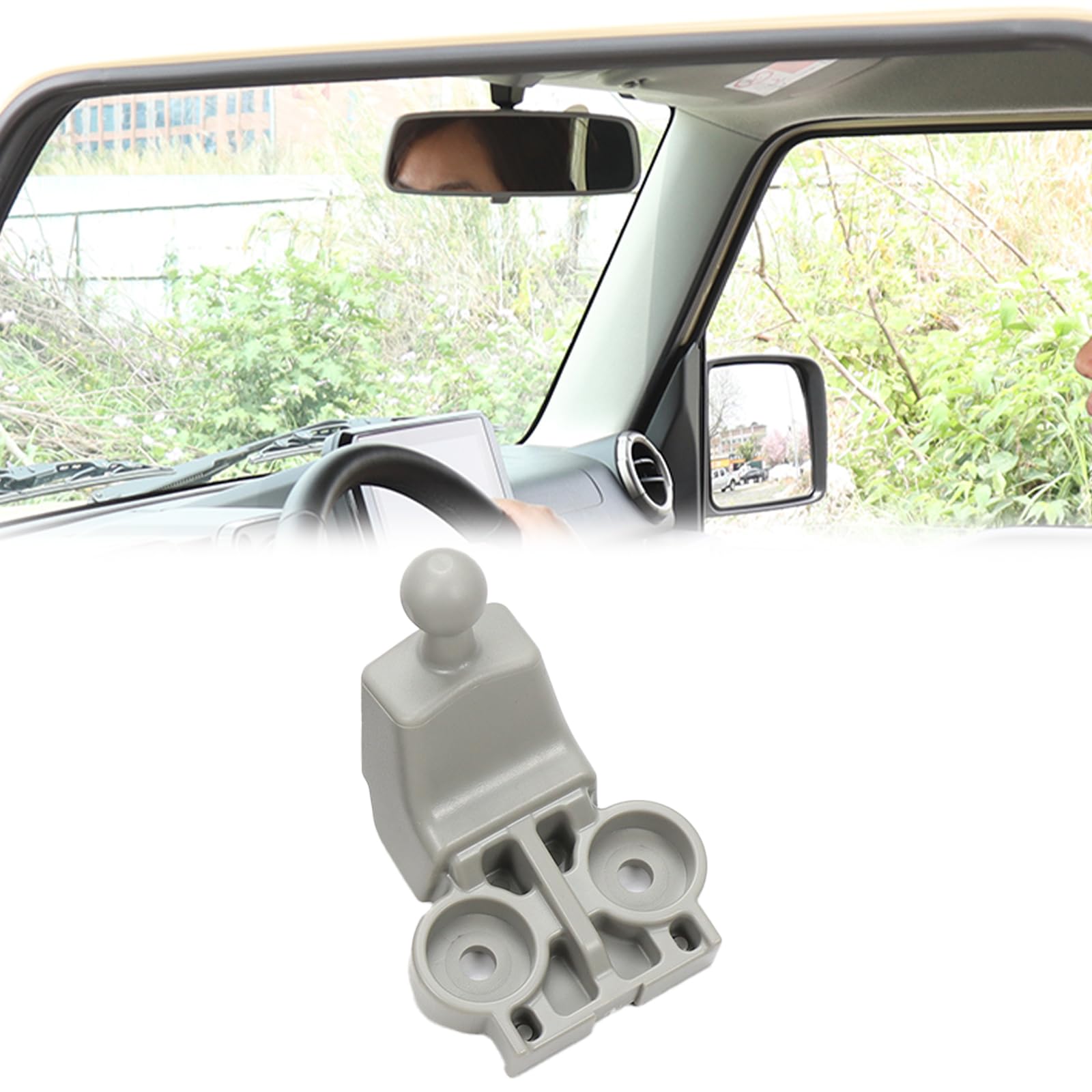 

Зеркало Зеркало заднего вида Зеркало Vision Up Зеркало заднего вида для нового Suzuki Jimny Sierra JB74 и Nomad JC74 Кронштейн, Держатель, Встроенный кронштейн, (Серый) серый