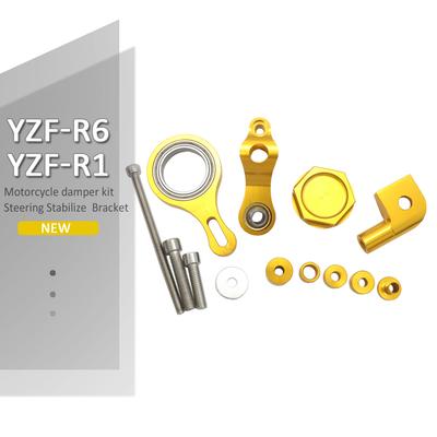 For YAMAHA YZF R1 YZFR1 2002-2017 2003 2004 2005 2006 New Motorcycle Steering Damper Bracket Stabilizer Linear Mount Support Kit