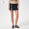 Contrasting Color Sports Tennis Skirt Yoga Suit Women's High-strength Shock-proof Vest Women's Nude Hip-lifting Fitness Nine-point Pants
