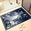 Corpse Bride Print Rug, Washable Floor Carpet, For Entryway Dorm Laundry Room Office Study, Home Decor Birthday Christmas Gift