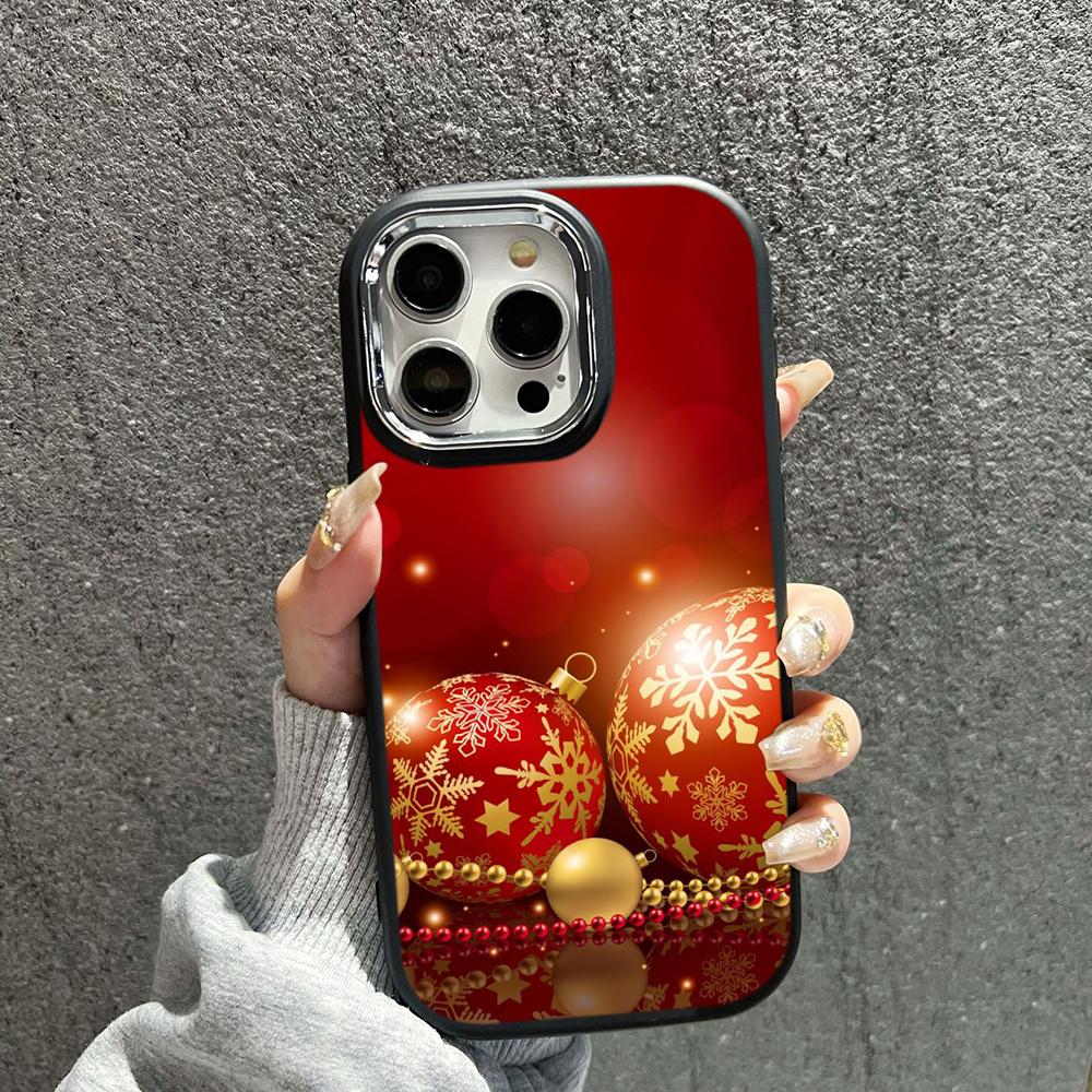 N111 Merry Christmas art Happy New Year мягкие чехлы для телефонов iPhone 16Pro — фото 10