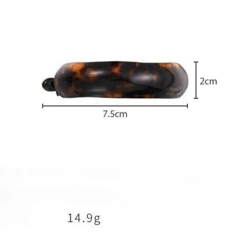 Simple Temperament High Ponytail Buckle Clip Acetate Twist Hair Clips  Women Girls Gift