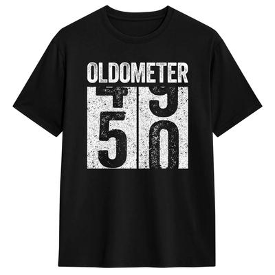 Men T-Shirts 50th Birthday Crew and 50th Birthday Funny 100% Cotton Tee Shirt Short Sleeve T Shirt Round Neck Tops Birthday Gift