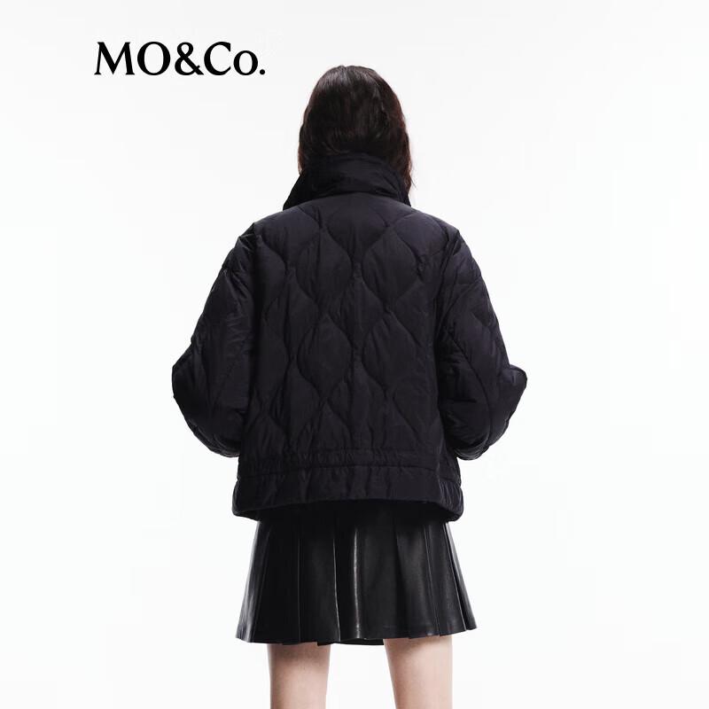 MO&Co. 2024 Autumn High-Neck Duck Down Puffer Jacket
