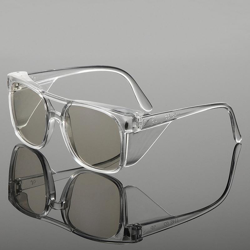 

Stylish Safety Glasses Scratch Resistant Anti Dust Impact Resistance Lightweight Work Eyewear Women Men Eyeglasses сірий