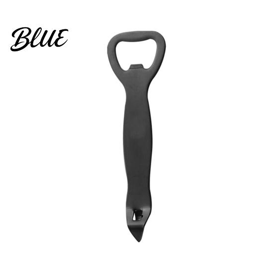 Colorful Bottle Opener And Can Opener Durable Stainless Steel Design Double-Head Pry Cap Manual Punch Multi-Functional Portable Kitchen Bar Tool