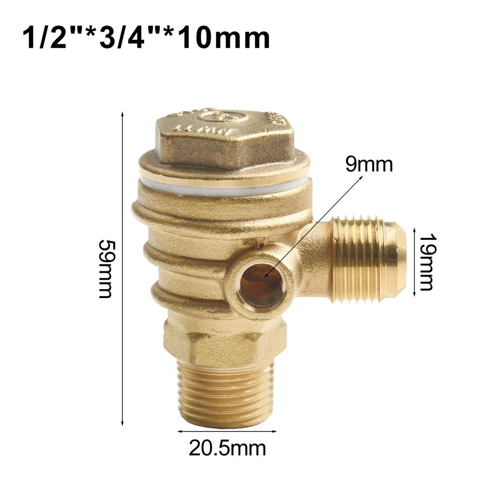 Convenient Brass Male Thread Check Valve Connector Tool for Air Compressor Air Pump Improve Your Compressor System