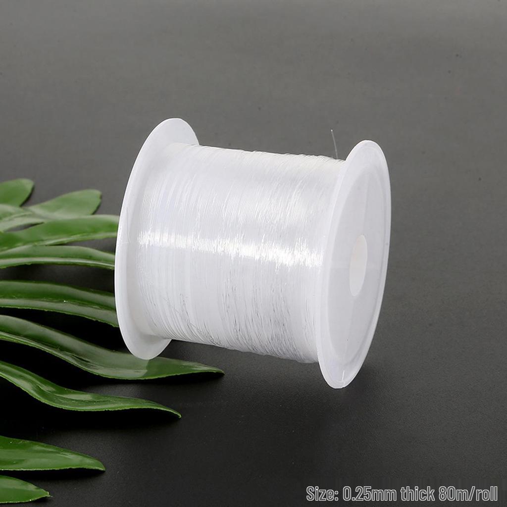 Transparent Non-Elastic Crystal Beading String for Jewelry Making