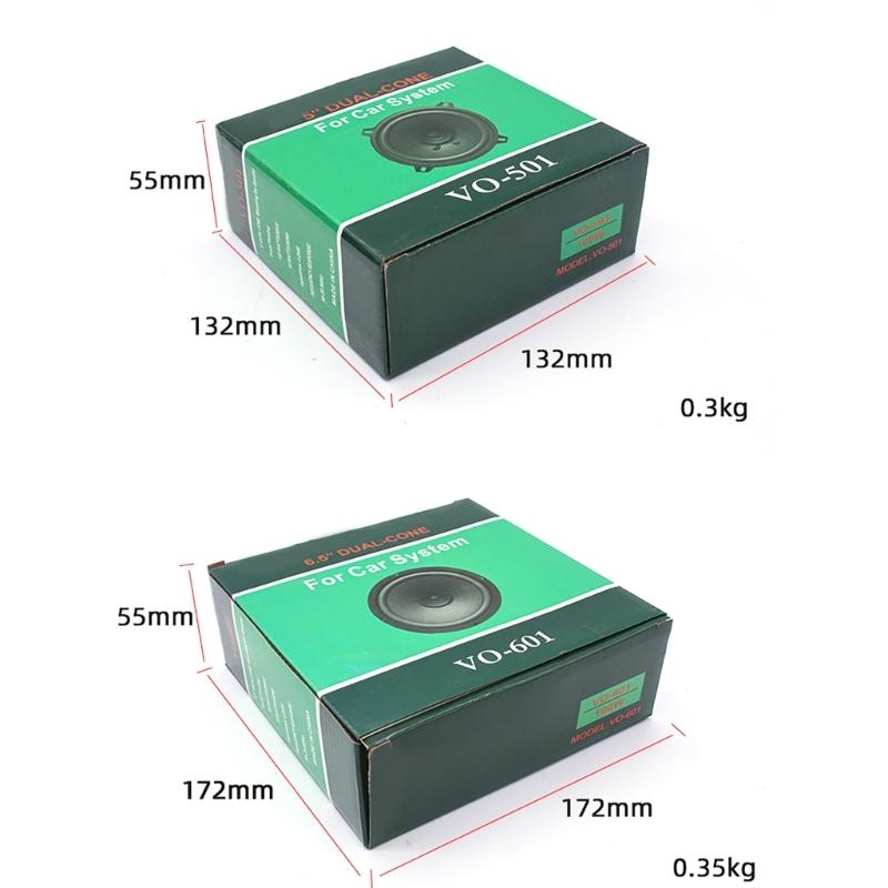 HiFi Speaker, Vehicle Loudspeaker Horn with Wide Frequency Response None Destructive Installation for Music Enthusiasts